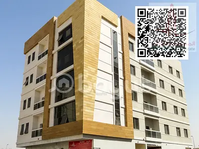 Studio apartment for rent with a separate kitchen, near the Sharjah and Dubai exit, in a new building.