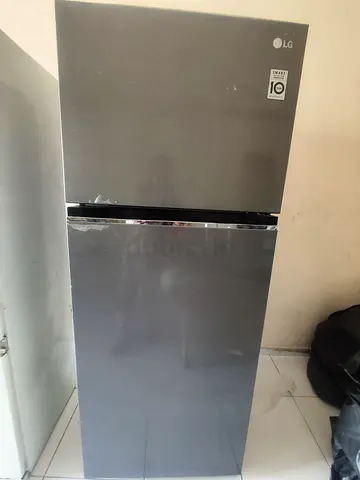 LG Bottom Freezer Refrigerator - Stainless Steel, Good Condition