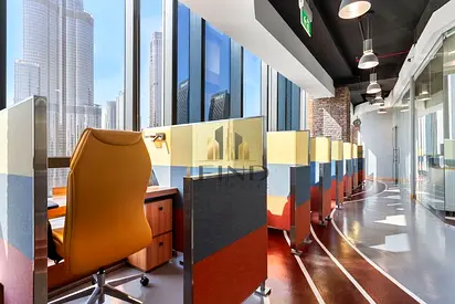 WORK WITH A VIEW | PRIVATE DESK WITH BURJ KHALIFA VIEWS