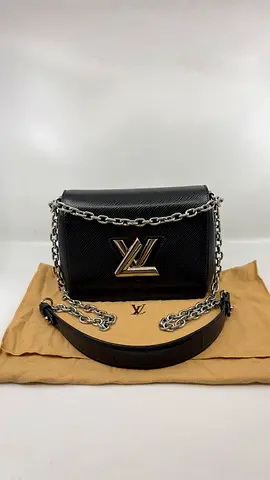 Louis Vuitton Black Epi Leather Twist PM Shoulder Bag