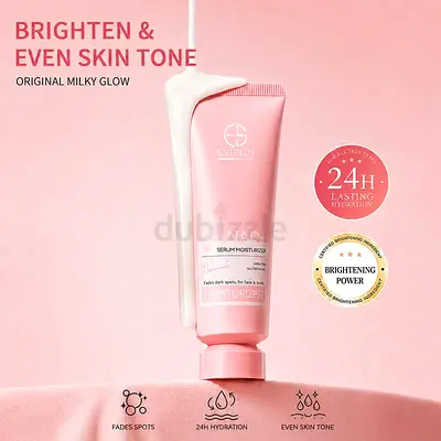 Estelin Brightening Moisturizer Serum - 24H Hydration (Pink Tube)