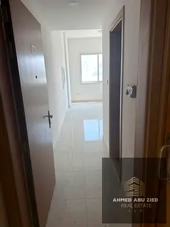 One-bedroom + living room for rent, first tenant, Located in the second row from the Ajman Corniche,