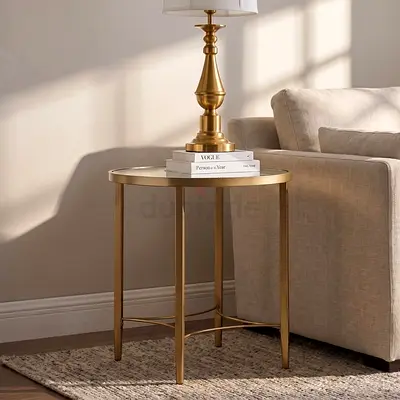 New Artison Mirror Top End Table