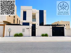 Villa for annual rent in Al Zahia, Ajman – 4 master bedrooms – Majlis and living room – Prime 