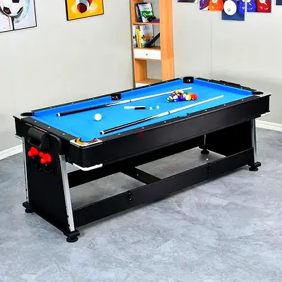 Full-size Pool / Billiards Table with Accessories - Good Condition