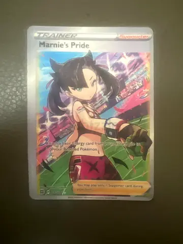 Marnie’s pride trainer(supporter) 171/172 Pokémon card