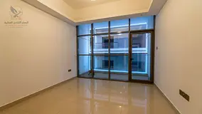 One-bedroom apartment with living room, gym, swimming pool, and private parking for annual rent in A