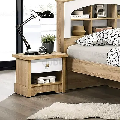 New My House 1-Drawer Nightstand