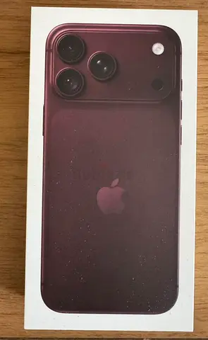 I phone 18Pro Max 256GB burgundy color