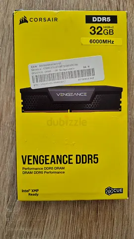Corsair Vengeance DDR5 32GB (2x16GB) Low profile 6000MHz RAM XMP3.0. New in Box just opened for test