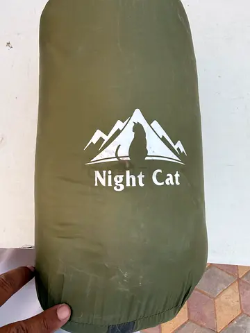 Night Cat sleeping bag in compact stuff sack - good condition