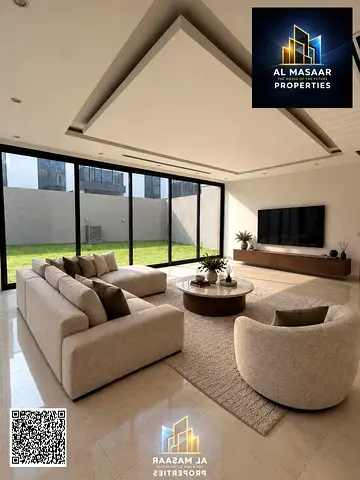 Freehold townhouse in Al Zorah, Ajman—available to all nationalities; includes electricity, water, and air conditioning.