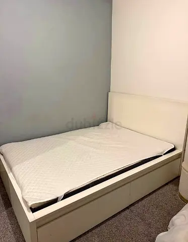 Ikea King Size Bed with Mattress Available in Perfect Condition