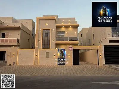 A modern villa featuring spacious interiors and a very large seating area; located directly on the main road close to all amenities, with registration