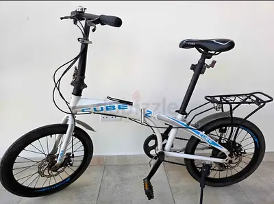 Cube 2x Folding Bike - 20" Wheels, Lightweight Foldable Frame