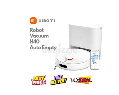 Xiaomi Robot Vacuum H40, Auto-Empty, LDS Navigation - New, FREE DELIVERY, WARRANTY