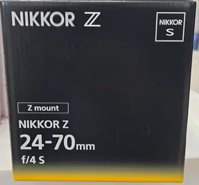 Nikon New 24-70 f/4 S Mirrorless Camera Lens