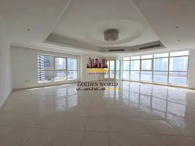 AED 90K! Spacious 3BR + living room in Al Khan, Al Qasba, 230 sqm, full panoramic sea view, balcony