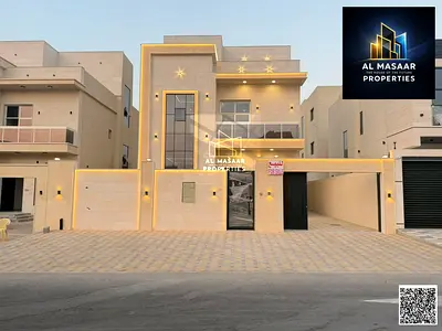 فيلا مودرن بمساحات داخليةوجلسة واسعة جدا علي الطريق الرئيسي مباشر وبجوار جميع الخدمات وشاملة رسوم التسجيل