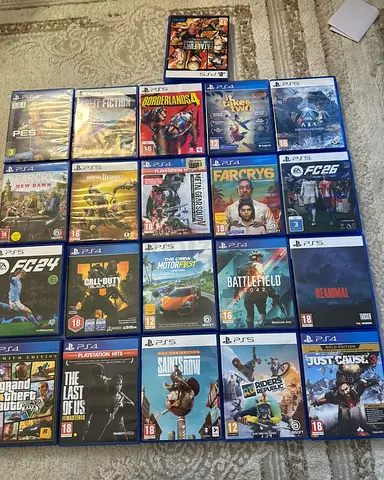 Mixed PS4 & PS5 Game Collection - 20+ Titles (Far Cry, Battlefield, GTA, COD, FIFA)