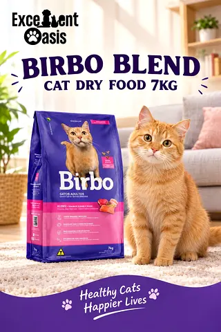 Birbo Blend Cat Dry Food 7kg - Sealed Bag