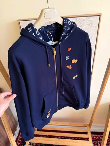 Lv zipped Hoodie for men