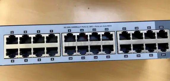 24-Port Gigabit Ethernet Rackmount Network Switch (Used)