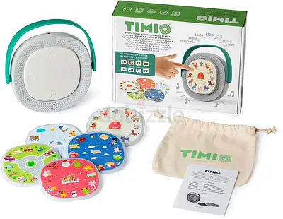TIMIO Starter Kit: The screen-free, interactive educational Audio & Learning Toy from 2 years