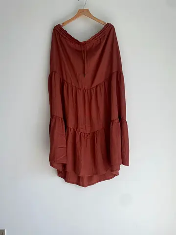 Mango - Brown Long Skirt