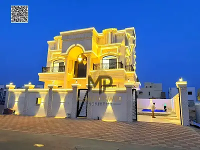 فيلا فاخرة بمسبح للبيع في الحليو 2 – عجمان | 5 غرف + مجلس + صالتين + روف | تملك حر لجميع الجنسيات، والسعر شامل رسوم التسجيل وقابل للتفاوض — فرصة مم