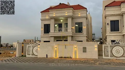 عجمان _ الحليو2 | 5 غرف ~ طابقين وروف | تصميم كلاسيكي راقي | عرض يشمل رسوم التسجيل ~ تملك حر جميع الجنسيات