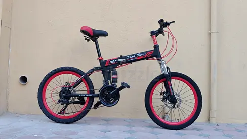 Mountain bicycle foldable size 20" Free delivery used refurbished tyres breaks all ok