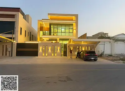 5-master-bedroom villa in Al Rawda 3, Ajman, featuring excellent finishing and a prime location nea