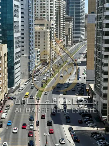 Spacious 3-Bedroom Apartment for Annual Rent in Al Khan, Sharjah – Maid’s Room, Laundry Room, Balcony, Built-In Wardrobes and Free AC