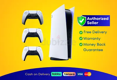 Sony PlayStation 5 Gaming Console Fat – Digital Edition with 3 Controllers, PS5 | New |  Warranty |
