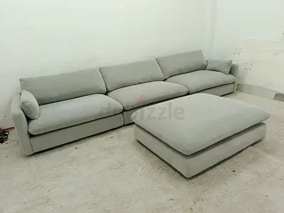 Great condition oc home modular sofa with ottoman