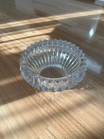 Clear Crystal Decorative Bowl / Candy Dish - Small brand Rogaška