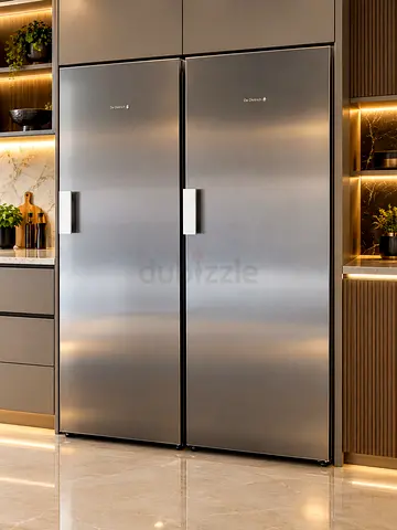 🧊 De Dietrich Fridge Freezer  De Dietrich Premium Fridge Freezer ✨ Elegant stainless-steel