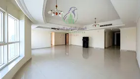 Four Bedroom Apartment for Rent in Al Mamzar Direct Sea View Free Parking Pool Gym AC on Landlord Du