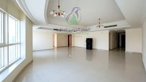 Four Bedroom Apartment for Rent in Al Mamzar Direct Sea View Free Parking Pool Gym AC on Landlord Dubai Exit