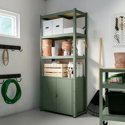 IKEA Shelving unit with cabinet x 2
