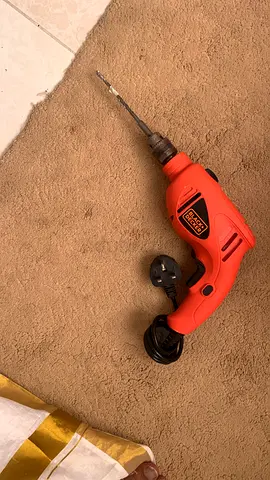 Black & Decker corded electric drill - used, working