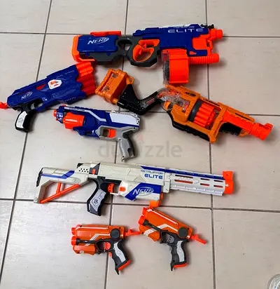 NERF toy guns - used set