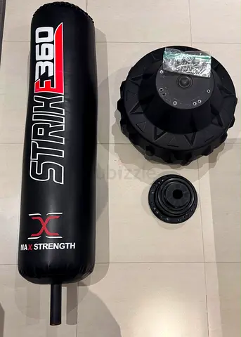Strike360 Freestanding Punch Bag with Base and Mounting Parts - Good Condition