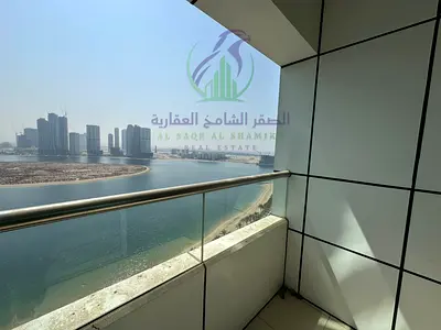 Two Bedroom Apartment for Annual Rent in Al Khan, Direct Sea View, Two Balconies, Two Master Bedrooms, Maid’s Room, Parking, Pool and Gym