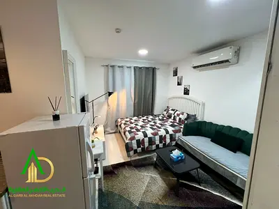 استوديو للإيجار الشهري في كورنيش عجمان – منطقة النخيل  استوديو مميز في موقع حيوي بمنطقة النخيل على كورنيش عجمان، قريب من البحر وجميع الخدمات.
