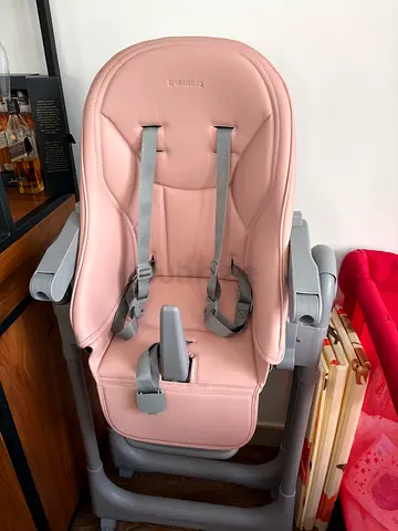 Kikaboo Pink Adjustable Baby High Chair (Good Condition)