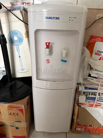 Standing water dispenser / cooler - white, working condition