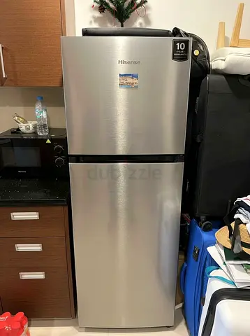 Hisense 328L Top Mount Double Door Refrigerator with Total No Frost & Inverter Compressor (Silver/St