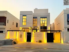 Villa for sale in Ajman | Al Helio 2 area | 5 bedrooms, majlis, 2 living rooms, and a roof terrace |
